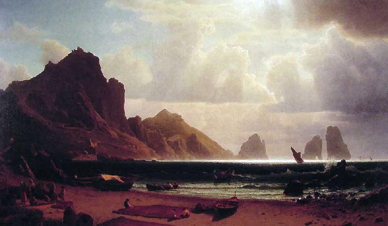 Albert Bierstadt The Marina Piccola oil painting image